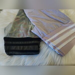 Thigh-high Leggings: Camo & Violet Ice 2 Pairs